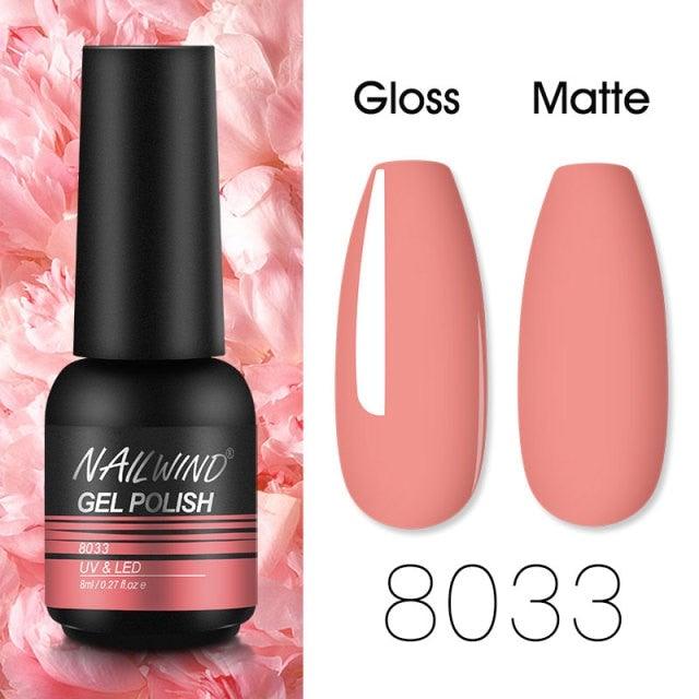 Colorful Glossy Gel Nail Polish 8ml Modern Permanent UV LED Nails Gel Luxury Fashion For Women and Girls Shine Design Stevvex