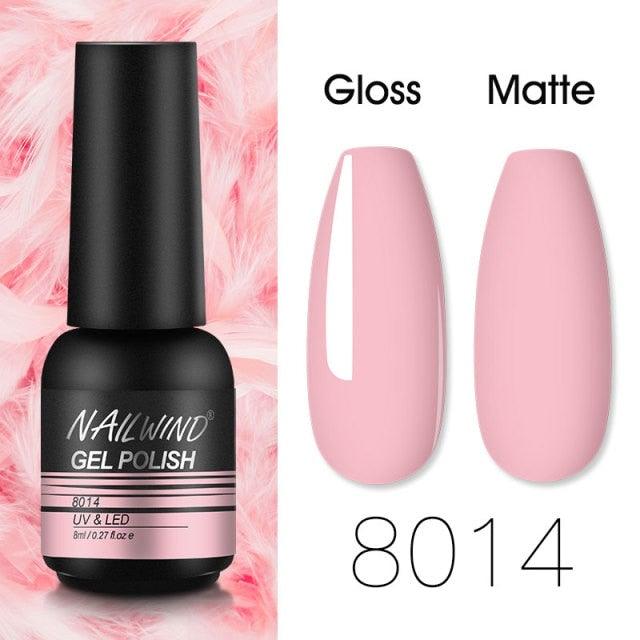 Colorful Glossy Gel Nail Polish 8ml Modern Permanent UV LED Nails Gel Luxury Fashion For Women and Girls Shine Design Stevvex