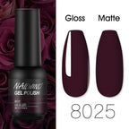 Colorful Glossy Gel Nail Polish 8ml Modern Permanent UV LED Nails Gel Luxury Fashion For Women and Girls Shine Design Stevvex