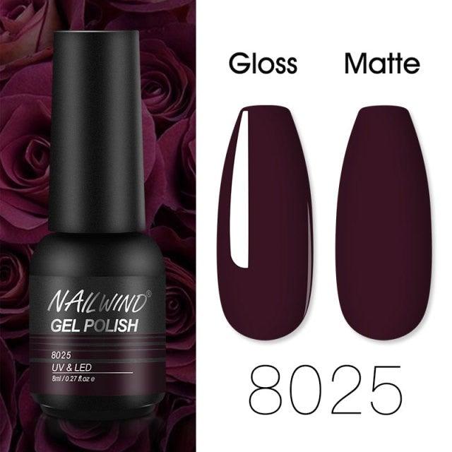 Colorful Glossy Gel Nail Polish 8ml Modern Permanent UV LED Nails Gel Luxury Fashion For Women and Girls Shine Design Stevvex