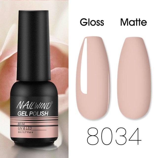 Colorful Glossy Gel Nail Polish 8ml Modern Permanent UV LED Nails Gel Luxury Fashion For Women and Girls Shine Design Stevvex