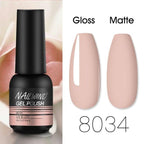 Colorful Glossy Gel Nail Polish 8ml Modern Permanent UV LED Nails Gel Luxury Fashion For Women and Girls Shine Design Stevvex