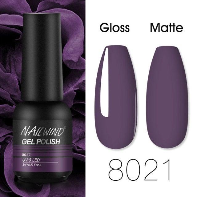 Colorful Glossy Gel Nail Polish 8ml Modern Permanent UV LED Nails Gel Luxury Fashion For Women and Girls Shine Design Stevvex