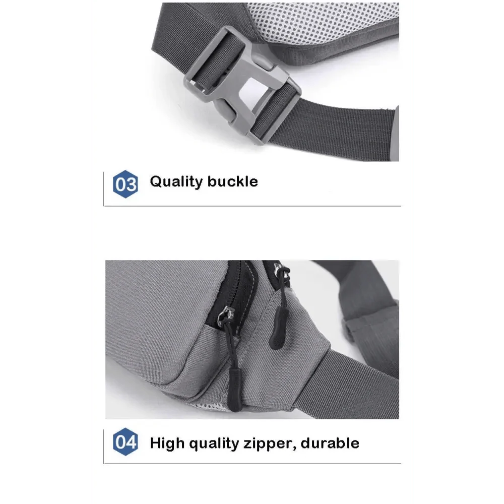 Colorful Hip Belly Chest Belt Unisex Slim Fanny Pack Travel And Running Lightweight Waist Bag For Men And Women Stevvex