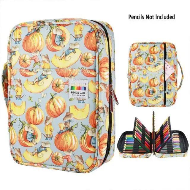 Colorful Large Capacity Pencil Bag Organizer Portable Multilayer Holder  Big Pencil Bag Stevvex