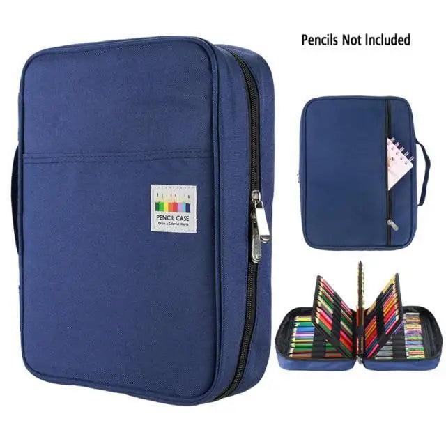 Colorful Large Capacity Pencil Bag Organizer Portable Multilayer Holder  Big Pencil Bag Stevvex