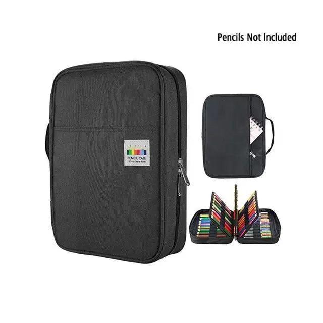 Colorful Large Capacity Pencil Bag Organizer Portable Multilayer Holder  Big Pencil Bag Stevvex