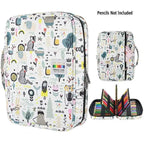 Colorful Large Capacity Pencil Bag Organizer Portable Multilayer Holder  Big Pencil Bag Stevvex