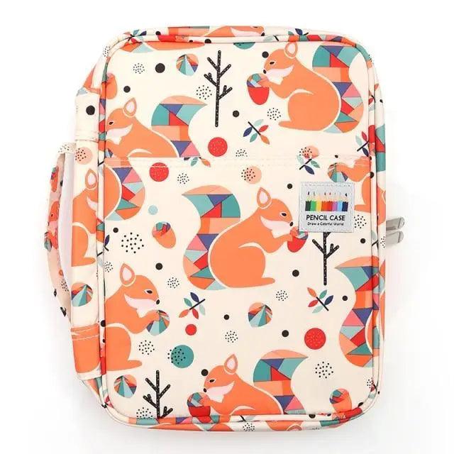 Colorful Large Capacity Pencil Bag Organizer Portable Multilayer Holder  Big Pencil Bag Stevvex