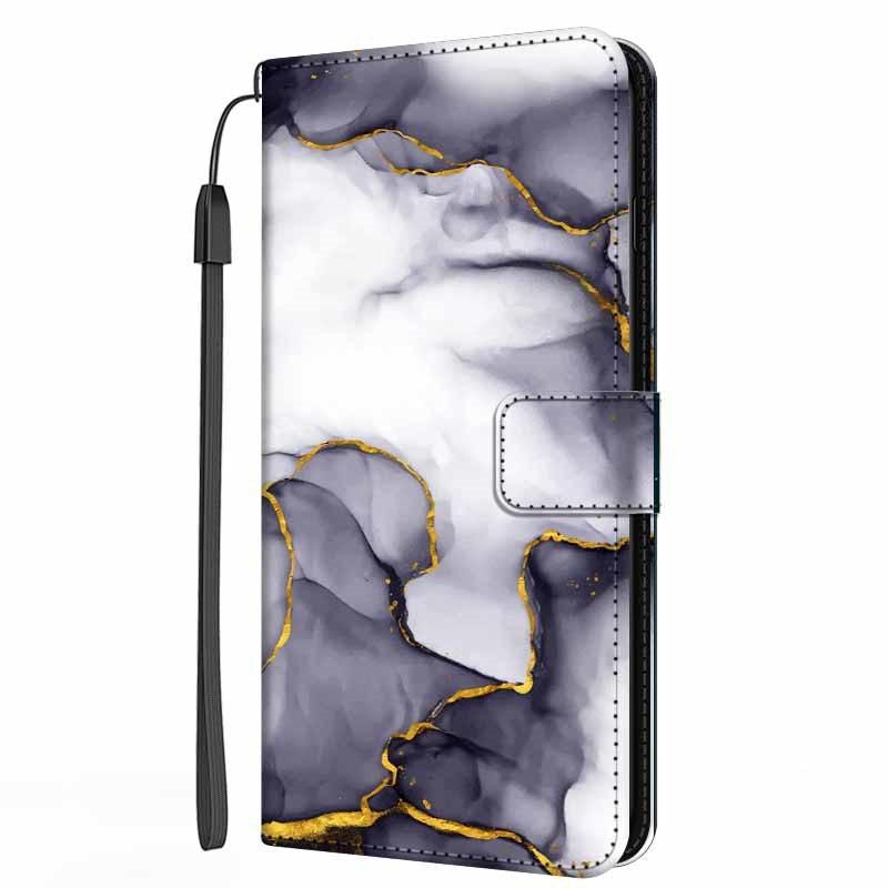 Colorful Marble Flip Leather Case For iPhone 11 12 13 Pro Max Cover iPhone12 Mini iphone12 iphone13 13pro Wallet Stand Marble Phone Covers Marble Flip Leather Phone Case Magnetic Kickstand Protective Cover Stevvex