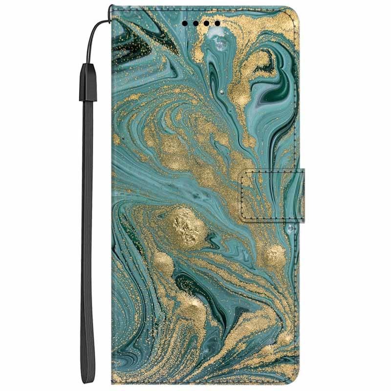 Colorful Marble Flip Leather Case For iPhone 11 12 13 Pro Max Cover iPhone12 Mini iphone12 iphone13 13pro Wallet Stand Marble Phone Covers Marble Flip Leather Phone Case Magnetic Kickstand Protective Cover Stevvex