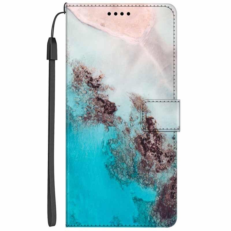 Colorful Marble Flip Leather Case For iPhone 11 12 13 Pro Max Cover iPhone12 Mini iphone12 iphone13 13pro Wallet Stand Marble Phone Covers Marble Flip Leather Phone Case Magnetic Kickstand Protective Cover Stevvex