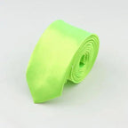 Colorful Men Polyester Slim Men Necktie Simple Design Party Necktie Wedding And Daily Wear Neck Ties Stevvex