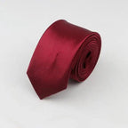 Colorful Men Polyester Slim Men Necktie Simple Design Party Necktie Wedding And Daily Wear Neck Ties Stevvex