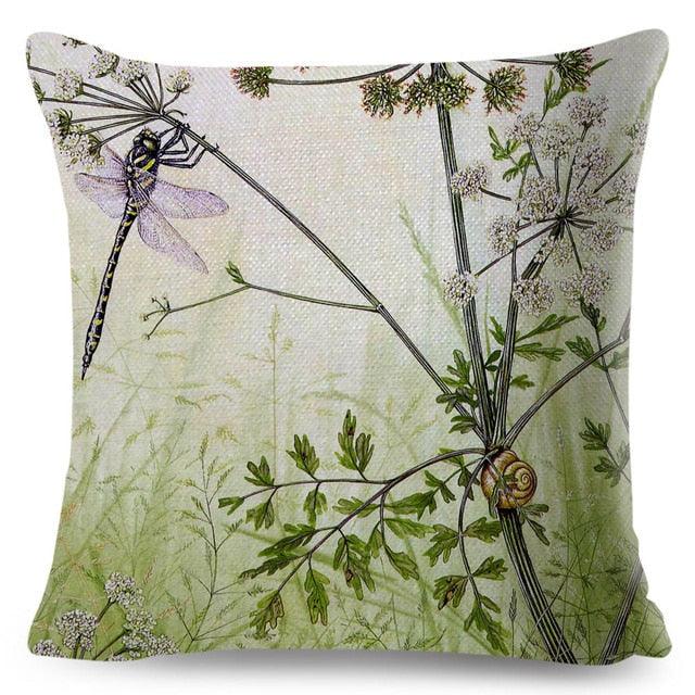 Colorful Pillow Cover Woodland Fox Bird Owl For Kids Room Sofa Home Decor Cute Cartoon Squirrel Cushion Cover Polyester Cotton Pillowcase Vintage Animal Throw Pillow Covers Wild Animals Cotton Linen Square Decorative Cushion Covers Stevvex