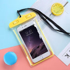 Colorful Pouch Universal Waterproof Cell Phones Useful Dropping Convenient To Use Lightweight Portable Bags Plastic Waterproof Underwater Pouch for Mobile Phone Case & Strap 3.5 -6 inch Stevvex
