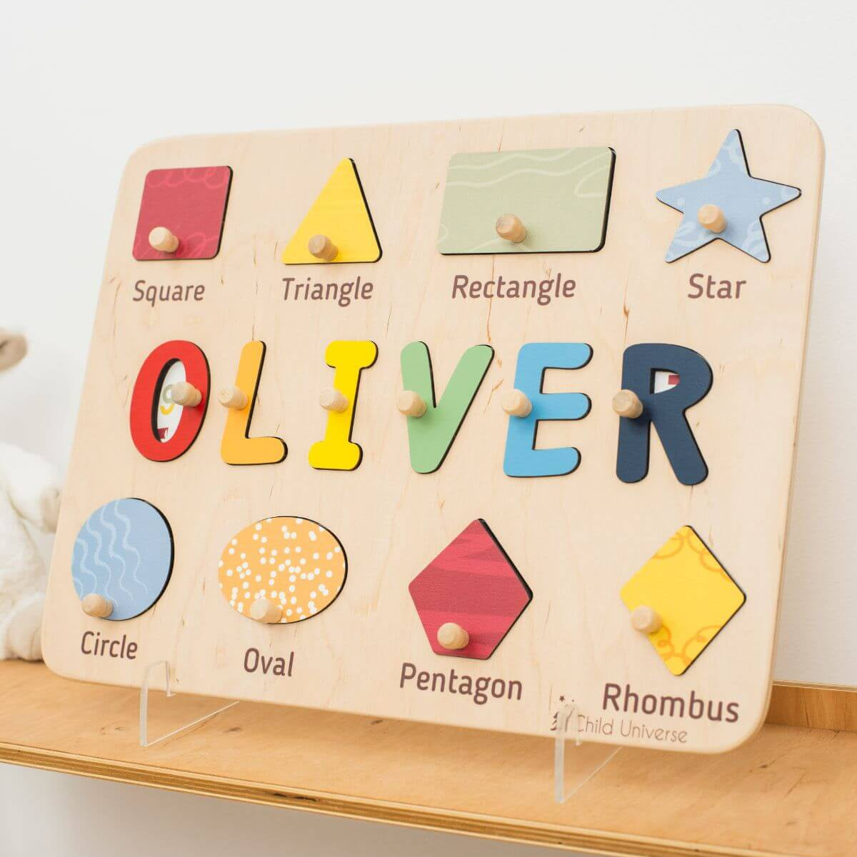 Colorful Shape Name Board - SJB-DIAMOND ELITES