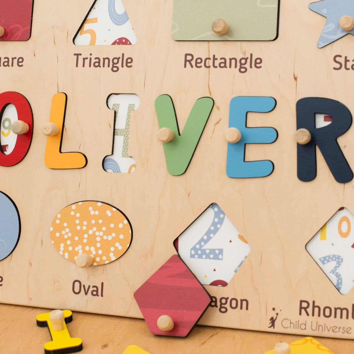 Colorful Shape Name Board - SJB-DIAMOND ELITES