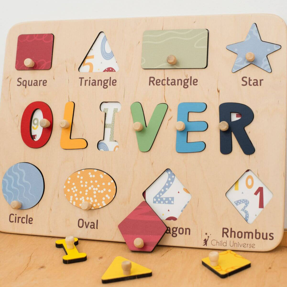 Colorful Shape Name Board - SJB-DIAMOND ELITES