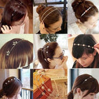 Colorful Rhinestone Flower Leaf Hair Hoop Headband Hairband for Women Girls Bezel Hair Band Hair Accessories Flower and Leaves Crown Hair Band for Bride and Bridesmaids Stevvex