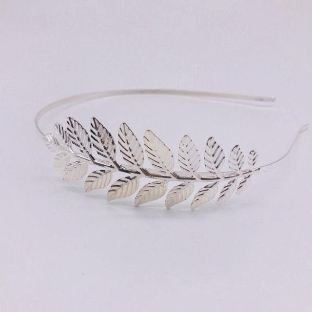 Colorful Rhinestone Flower Leaf Hair Hoop Headband Hairband for Women Girls Bezel Hair Band Hair Accessories Flower and Leaves Crown Hair Band for Bride and Bridesmaids Stevvex