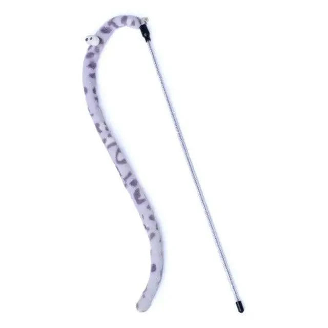 Colorful Rod Wand Feather Teaser Exerciser For Cats Soft Funny Interactive Toy For Pets Cute Cat Accessories Stevvex