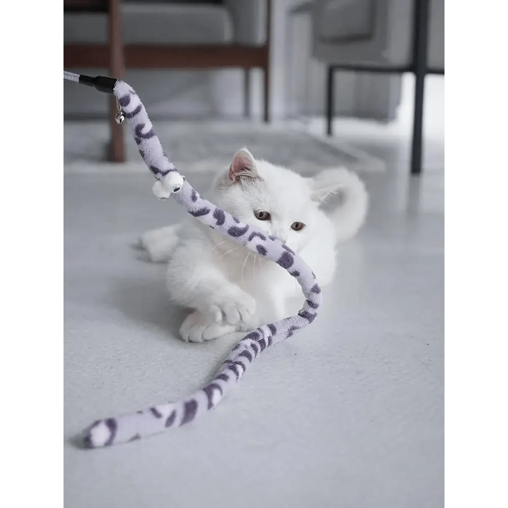 Colorful Rod Wand Feather Teaser Exerciser For Cats Soft Funny Interactive Toy For Pets Cute Cat Accessories Stevvex