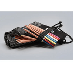 Colorful Roll Up Pencil Case Canvas Flowers Style Colored Pencils Wrap Multi-Purpose Pen Holder Cute Case Stevvex