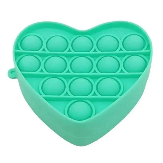 Colorful Stress Relief Squeeze Anti Stress Pop It Soft Pencil Case For Students Rainbow Color School Case Stevvex