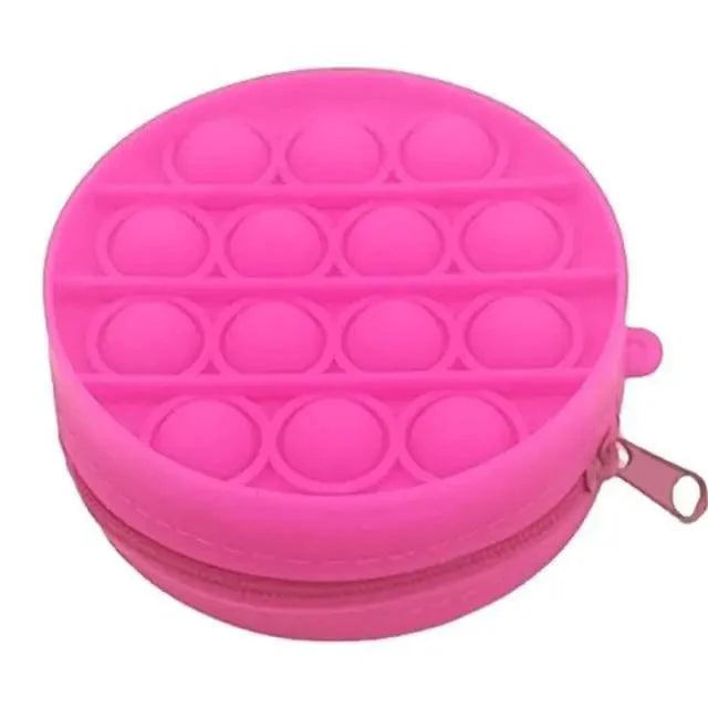 Colorful Stress Relief Squeeze Anti Stress Pop It Soft Pencil Case For Students Rainbow Color School Case Stevvex