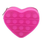 Colorful Stress Relief Squeeze Anti Stress Pop It Soft Pencil Case For Students Rainbow Color School Case Stevvex