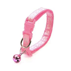 Colorful Super Soft Nylon Pet Adjustable Collars Cute Print Collar Stylish Footprint Pets Necklace Collars For Dogs Stevvex