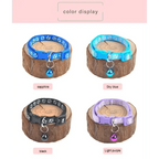 Colorful Super Soft Nylon Pet Adjustable Collars Cute Print Collar Stylish Footprint Pets Necklace Collars For Dogs Stevvex