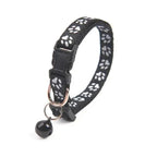 Colorful Super Soft Nylon Pet Adjustable Collars Cute Print Collar Stylish Footprint Pets Necklace Collars For Dogs Stevvex