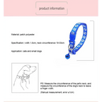 Colorful Super Soft Nylon Pet Adjustable Collars Cute Print Collar Stylish Footprint Pets Necklace Collars For Dogs Stevvex