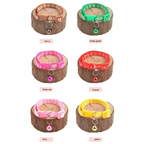 Colorful Super Soft Nylon Pet Adjustable Collars Cute Print Collar Stylish Footprint Pets Necklace Collars For Dogs Stevvex