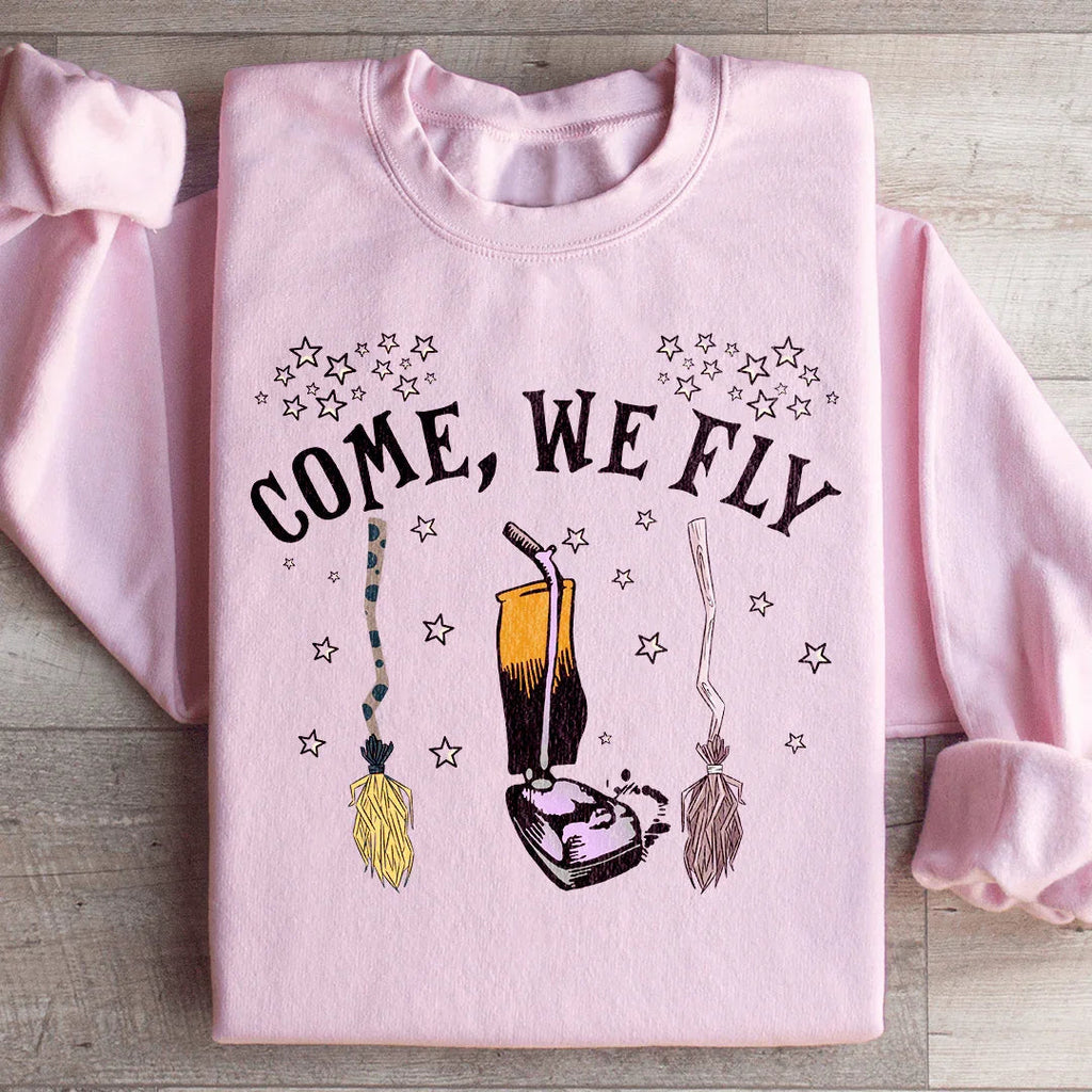 Come We Fly Sweatshirt Peachy Sunday
