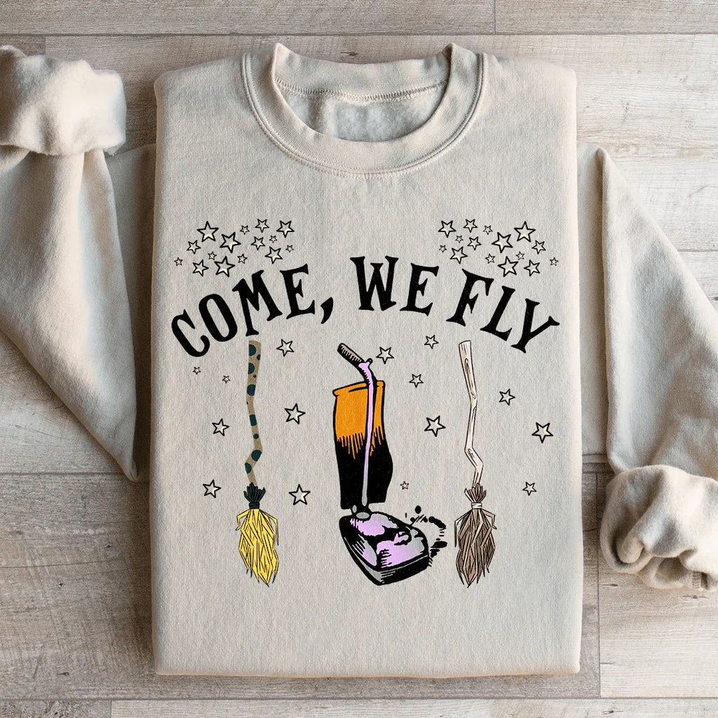 Come We Fly Sweatshirt Peachy Sunday