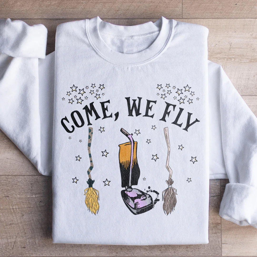 Come We Fly Sweatshirt Peachy Sunday
