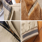 Comfortable Autumn Mens Jackets Casual Male Cotton Thick Warm Jacket Elegant Soft Jackets For Men Water Resistant Windbreaker Jacket Classic Men Clothing Stevvex