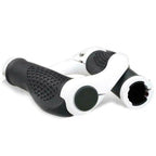 Comfortable Bicycle Handlebar End Cap Bike Rubber Anti-Skid Handle Bar Grip Cycling Lock-On Ends Ergonomics Non-Slip Mountain Bike Handlebar Comfortable Shock Absorption Rubber Grips Stevvex
