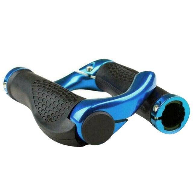 Comfortable Bicycle Handlebar End Cap Bike Rubber Anti-Skid Handle Bar Grip Cycling Lock-On Ends Ergonomics Non-Slip Mountain Bike Handlebar Comfortable Shock Absorption Rubber Grips Stevvex
