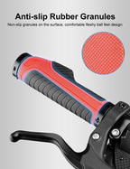 Comfortable Bicycle Handlebars Grip Handles Rubber Integrated Handle Bar Shockproof Anti-Slip Racing Road Bike Grip Anti-Slip Well-Functional Stylish Design Suitable For Performance And Long Riding Stevvex