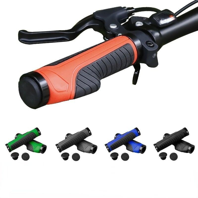 Comfortable Bicycle Handlebars Grip Handles Rubber Integrated Handle Bar Shockproof Anti-Slip Racing Road Bike Grip Anti-Slip Well-Functional Stylish Design Suitable For Performance And Long Riding Stevvex