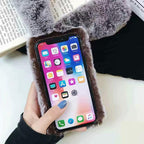 Comfortable Bunny Funny Women Phone Cover For iPhone 12 mini 11 Pro Max Hairy Cute Rabbit Animal Case For iPhone XS MAX XR Soft Lightweight Phone Cover Girl Gifts Stevvex