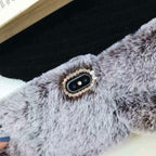 Comfortable Bunny Funny Women Phone Cover For iPhone 12 mini 11 Pro Max Hairy Cute Rabbit Animal Case For iPhone XS MAX XR Soft Lightweight Phone Cover Girl Gifts Stevvex