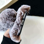 Comfortable Bunny Funny Women Phone Cover For iPhone 12 mini 11 Pro Max Hairy Cute Rabbit Animal Case For iPhone XS MAX XR Soft Lightweight Phone Cover Girl Gifts Stevvex