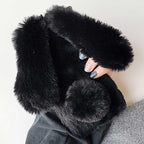Comfortable Bunny Funny Women Phone Cover For iPhone 12 mini 11 Pro Max Hairy Cute Rabbit Animal Case For iPhone XS MAX XR Soft Lightweight Phone Cover Girl Gifts Stevvex