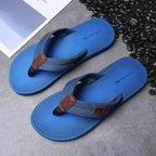 Comfortable Casual Summer Flip- Flops Men Beach Slippers Sandals Simple Luxury Design Indoor Non-Slip Black Flip Flops Stevvex