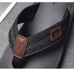 Comfortable Casual Summer Flip- Flops Men Beach Slippers Sandals Simple Luxury Design Indoor Non-Slip Black Flip Flops Stevvex